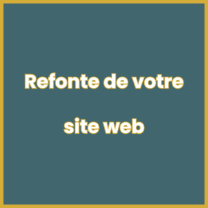 Refonte de votre site internet