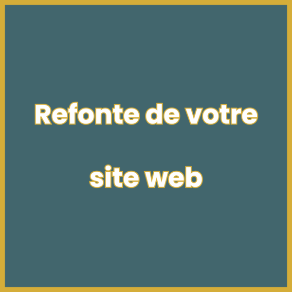 Refonte de votre site internet